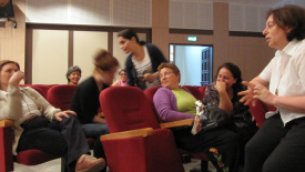 Some of the amazing ladies of Ilk Adim, Istanbul as featured in the PBS video link above.