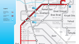 The Red Line in Tel Aviv, as envisioned upon completion. Source: Metropolitan Mass Transit System (www.nta.co.il).