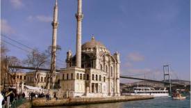 Mosque in banner