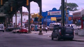 Under the M train before Sea Town