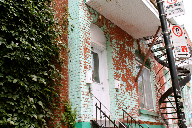 Spiral staircases, seen throughout the Plateau, were a staple of working-class housing