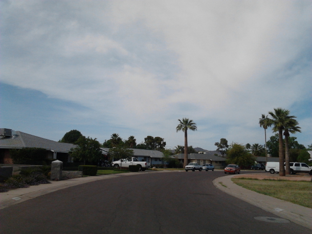 Typical single family ranch housing in Alhambra 