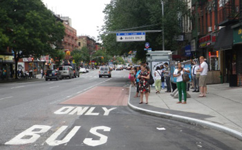 Bus bulb stations